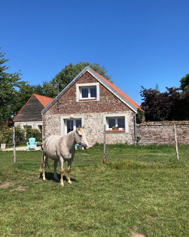 Le Clos De L'Angley Gites Et Ecurie Caffiers エクステリア 写真