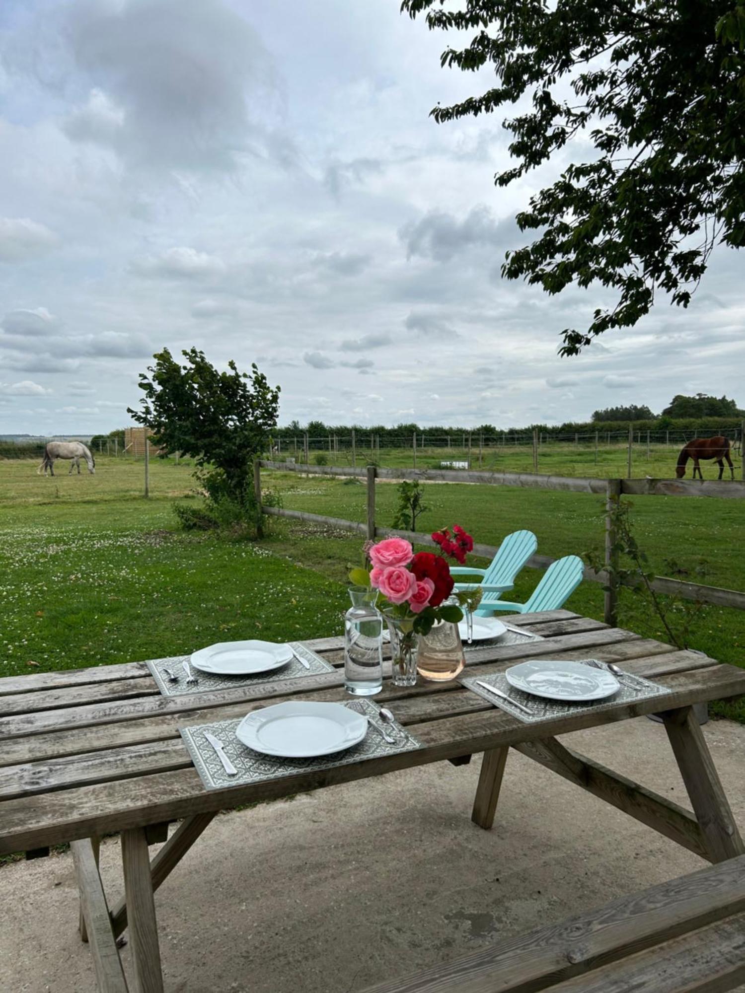 Le Clos De L'Angley Gites Et Ecurie Caffiers エクステリア 写真